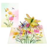  Dragonflies Pop Up Card 