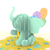  Elephant Pop Up Card 