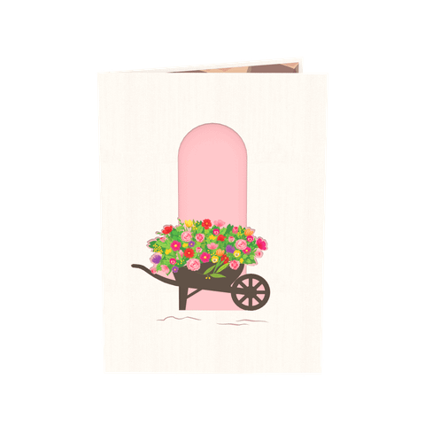  Flower Garden Pop Up Card 