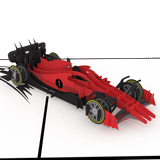  Formula 1 Racing Car Pop Up Card 