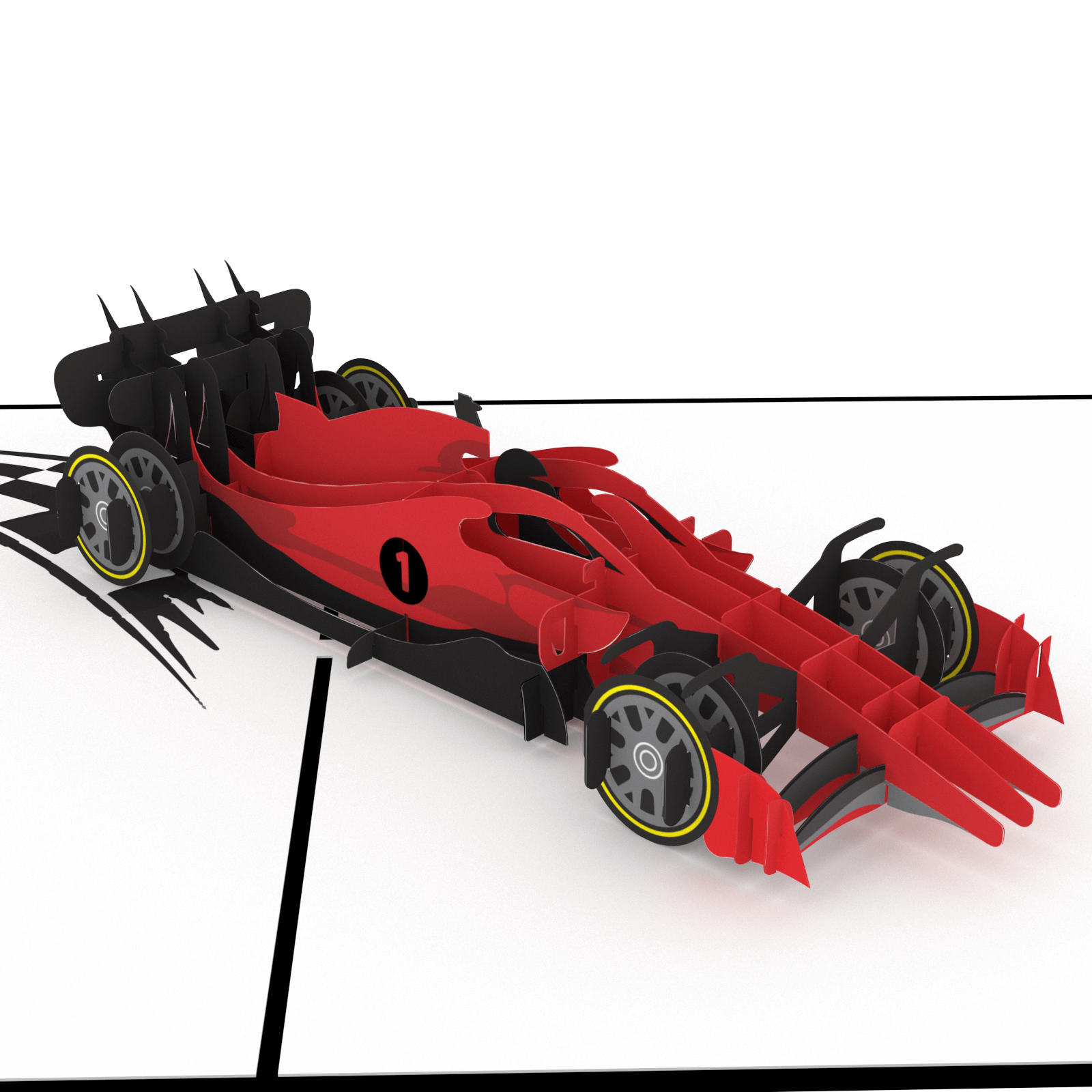  Formula 1 Racing Car Pop Up Card 