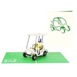 Golf Cart Pop Up Card 