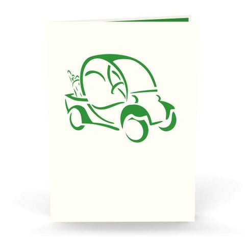  Golf Cart Pop Up Card 