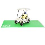  Golf Cart Pop Up Card 