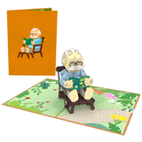  Grandfather Pop Up Card 