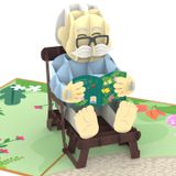  Grandfather Pop Up Card 