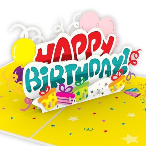  Happy Birthday Pop Up Card 