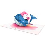  Happy Whale Pop Up Card 