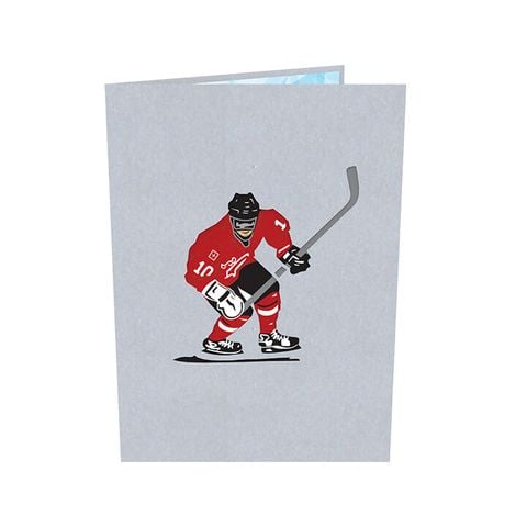 Ice Hockey Pop Up Card 