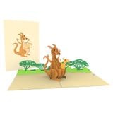  Mother Kangaroo Pop Up Card 