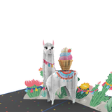 Llama Pop Up Card 