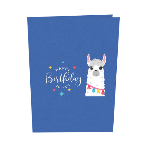  Llama Pop Up Card 