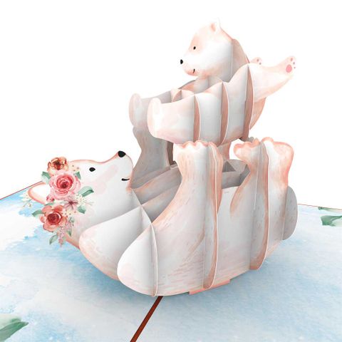  Mother Bear Pop Up Card 