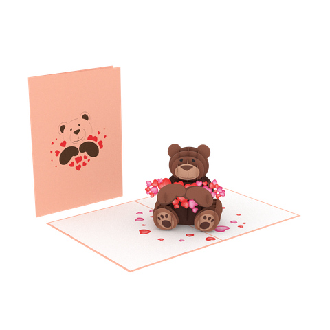  Adorable Teddy Bear Pop Up Card 