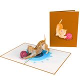  Playful Kitten Pop Up Card 