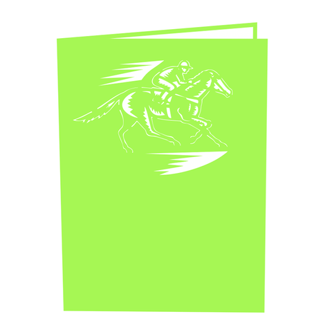  Race Day Pop Up Card 