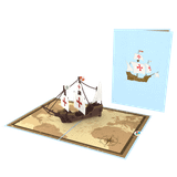  Santa Maria Ship Pop Up Card 