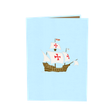  Santa Maria Ship Pop Up Card 