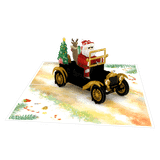  Santa’s Holiday Drive Pop Up Card 