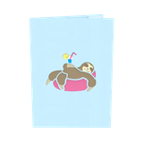  Sloth Pop Up Card 