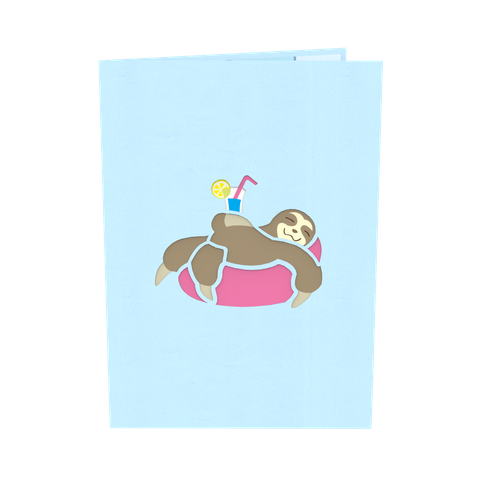  Sloth Pop Up Card 