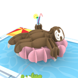  Sloth Pop Up Card 