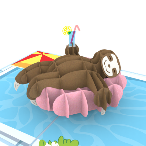  Sloth Pop Up Card 