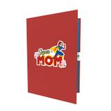  Super Mom Pop Up Card 