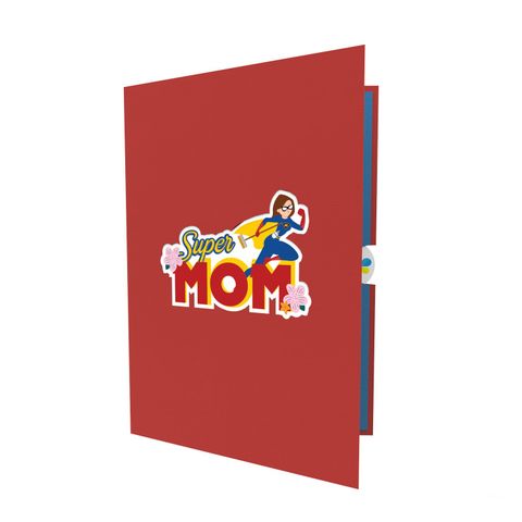  Super Mom Pop Up Card 