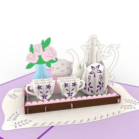  Tea Party Pop Up Card 