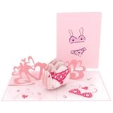  Romantic Lingerie Pop Up Card 