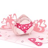  Romantic Lingerie Pop Up Card 
