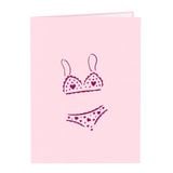  Romantic Lingerie Pop Up Card 