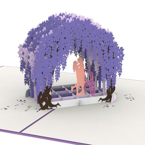  Wisteria Gate Pop Up Card 