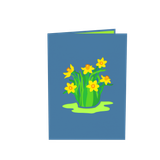  Yellow Daffodil Pop Up Card 