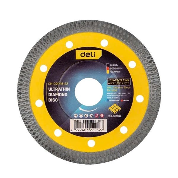  Lưỡi cắt gạch đa năng 110 mm răng hoa Deli EDH‑CQP110‑E2 