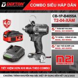  COMBO DEKTON IW550PRO ( 1 máy+ 1 pin +1 sạc) 