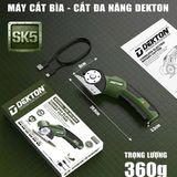 Máy cắt cầm tay DEKTON DK-MCB06 CẮT VẢI, DA, BÌA, NHỰA 