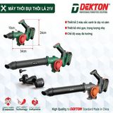 Máy thổi bụi dùng pin dekton M21-TB03 
