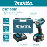  Bộ máy Bắt Vít Dùng Pin Makita DTD156RF 