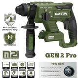  Thân Máy khoan bê tông pin Dekton M21-RH2603XCP (21V – Chưa bao gồm pin & sạc) 