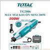  MÁY MÀI KHUÔN MINI TOTAL  TG2006 - CÔNG SUẤT 200W - TỐC ĐỘ BIẾN THIỂN, MÀN HÌNH LCD HIỆN ĐẠI 