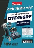  Bộ máy Bắt Vít Dùng Pin Makita DTD156RF 