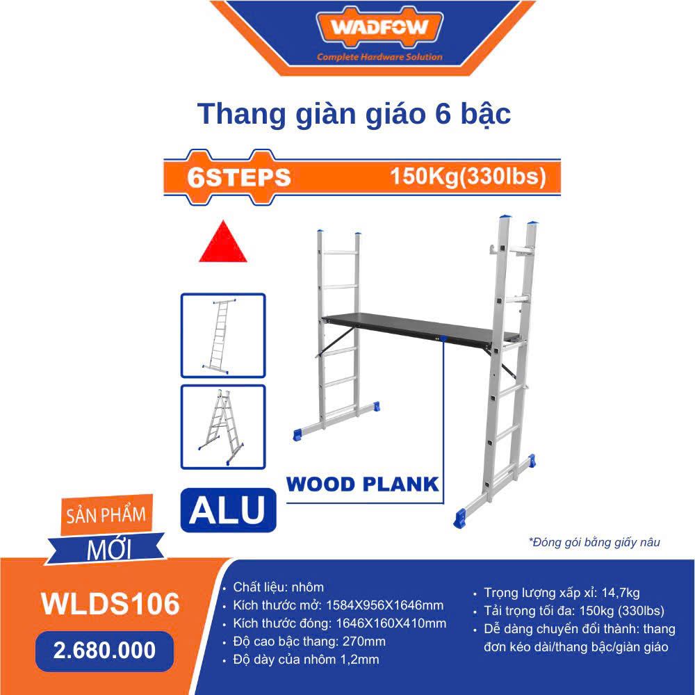  Thang Giàn Giáo Nhôm 6 Bậc WLDS106 