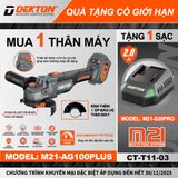  Thân máy mài Dekton M21-AG100Plus – Tặng Sạc Chính Hãng S20pro 