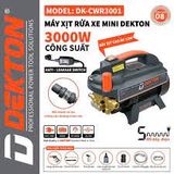  MÁY XỊT RỬA XE MINI DEKTON DK-CWR3001 
