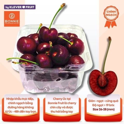 Cherry Đỏ Úc Size 26 - 28mm - Australian Cherries