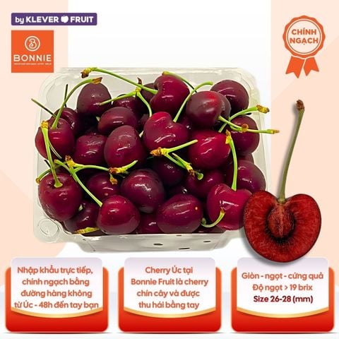 Cherry Đỏ Úc Size 26 - 28mm - Australian Cherries