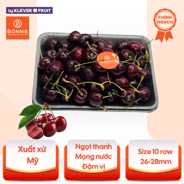 Cherry Đỏ Mỹ size 10 row - USA Cherry