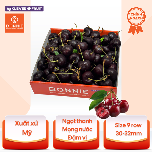 Cherry SupperBig Mỹ size 9 row - USA Cherry